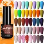 Гель-лак для ногтей LILYCUTE, 7 мл, блестящий Гель-лак, все для маникюра, полуперманентный гель, удаляемый замачиванием, УФ светодиодный лак, матовое верхнее покрытие