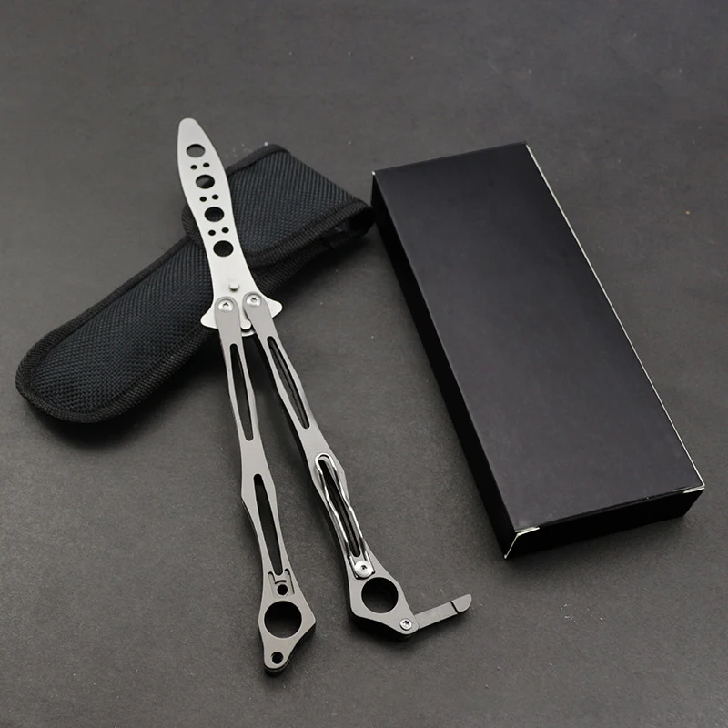 Тренировочный нож-бабочка из стали для самообороны каждый день | Инструменты