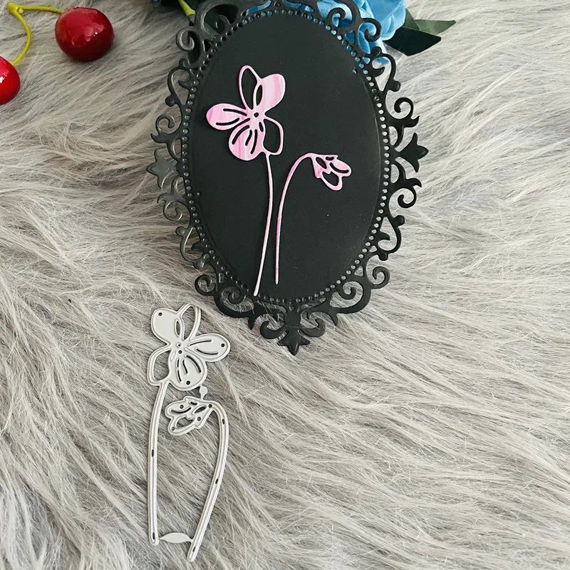 

Набор из 2 предметов, маленькие цветочные украшения, штампы для высечки металла, «сделай сам», скрапбукинг, бумажные открытки, тиснение, реме...