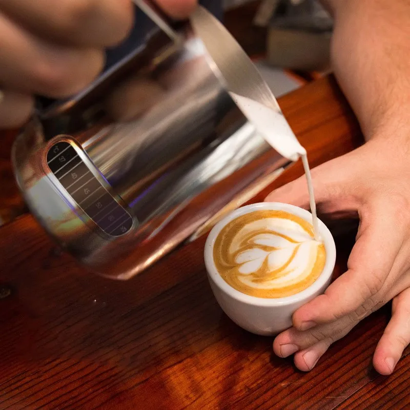 

600ml Stainless Steel 304 Coffee Mug With Temperature Sensing Mug Travel Milk Cylinder Milk Foam Cup Water Bottle For Gifts