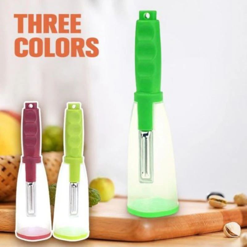 

Stainless Steel Multi-functional Storage Peeler With A Container For Potato Cucumber Carrot Fruit Vegetable Peeler Kitchen Tool