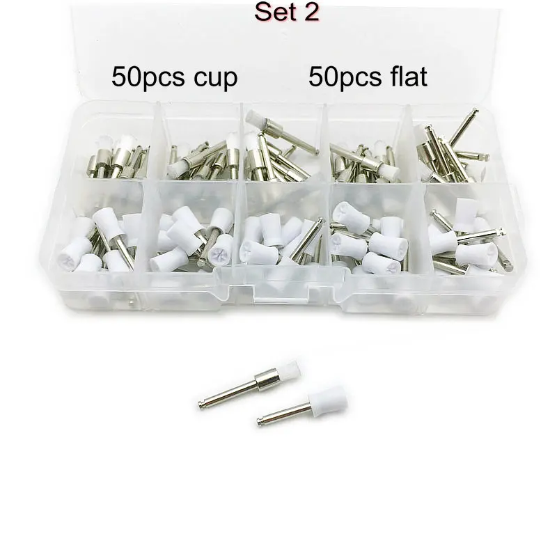 Набор инструментов для полировки зубов щетка задвижка в виде резиновой чашки