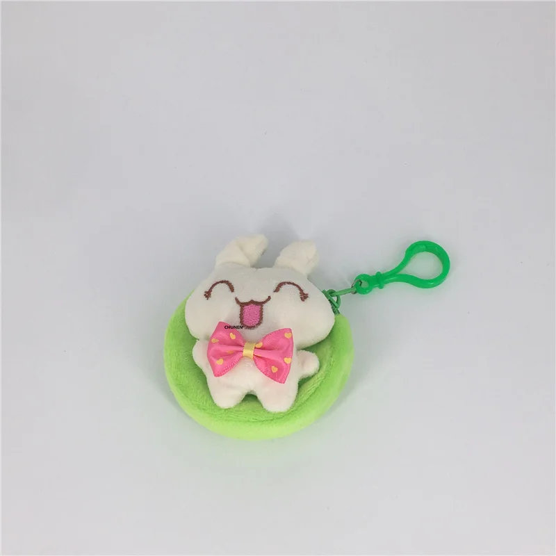 4 цвета милый новый кролик 8 см плюшевый Кошелек хлопок кошелек брелок