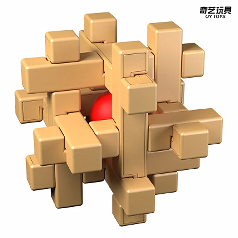 Кубик-головоломка qiyi 3D игрушки Kong Ming Luban Lock сборный шар кубик-головоломка вызов IQ