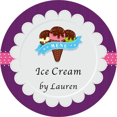 Новая бумага наклейка/Этикетка на заказ для десертов/магазина круг 5 см | Дом и сад