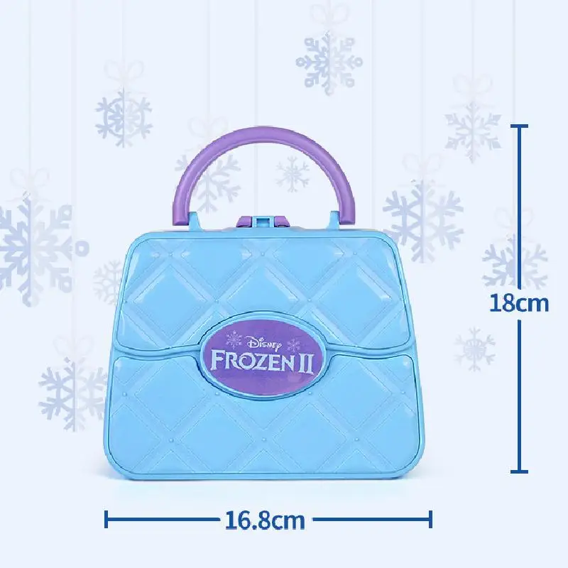 

Disney Pretend Toys Girls Make Up Set Frozen Princess Anna Elsa Cosmetics Cartoon Makeup Box Baby Kids New Year Gift Handbag