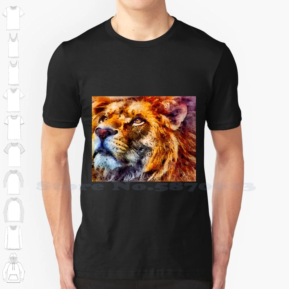 

Lionking Savana Summer Funny T Shirt For Men Women African Lion Lion Head Lioness Book Of Mormon Lion Face Lionface Lionking