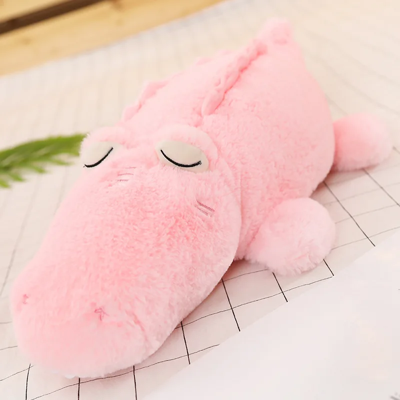 

50-90cm Soft Cute Crocodile Plush Toy Stuffed Animals Doll Sleeping Pillow Long Pillow Giant Doll for Girl Birthday Gifts
