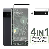 full cover screen protector for google pixel 6 pro tempered glass protective phone camera lens film on for google pixel 6 pro