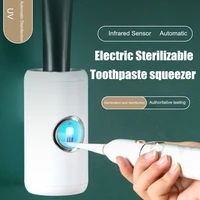 wall mount intelligent antibacteria uv disinfection automatic electric toothpaste dispenser squeezer bathroom accessories set