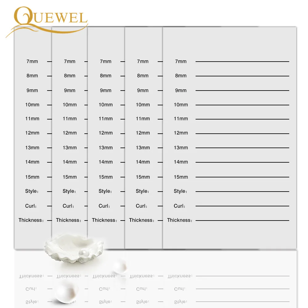 Индивидуальные ресницы для наращивания акриловые поддоны объем искусственные 5