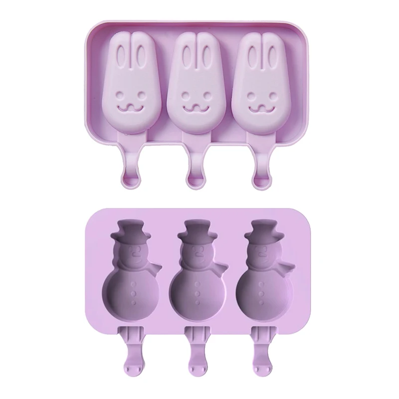 

Ice Cream Ice Cream Molds for Kids Adults Dessert Mold Frozen Maker Popsicle Tray Home Kitchen Tools