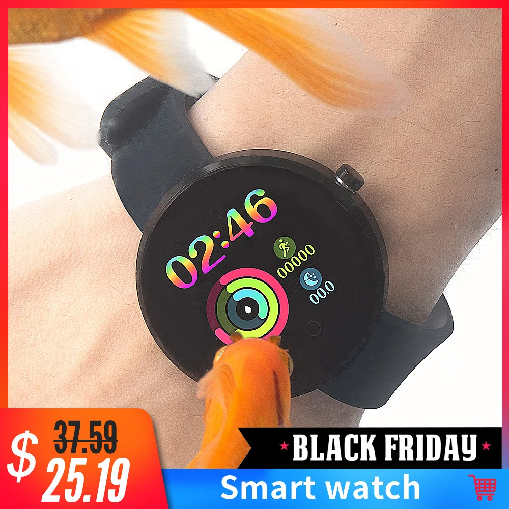 Timethinker Фитнес трекер Смарт часы IP68 Водонепроницаемый сердечного ритма крови