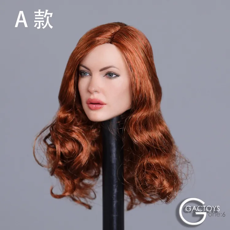 GACTOYS GC031 1/6 Western Female Head Sculpt with Facial Expression for 12inch Action Figure DIY | Игрушки и хобби