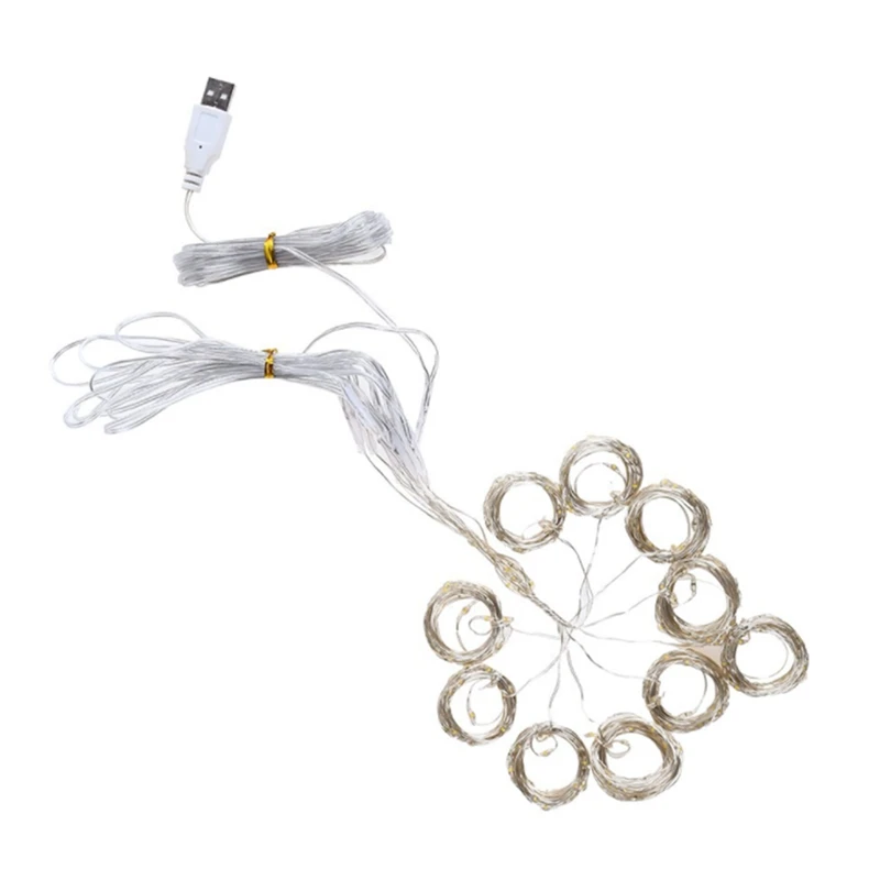 

Светодиодная USB-гирсветильник-занавеска, 3 х3 м