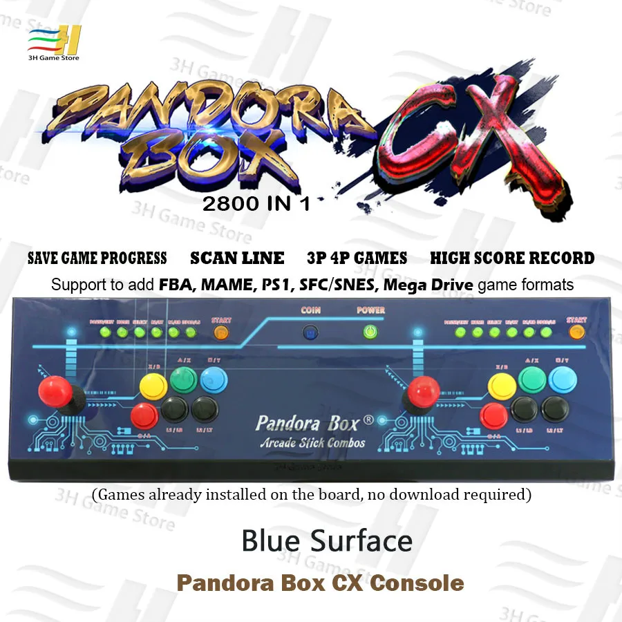 Pandora Box CX 2800 в 1 контроллер игровой консоли usb подключение 3P 4P может сохранить линию
