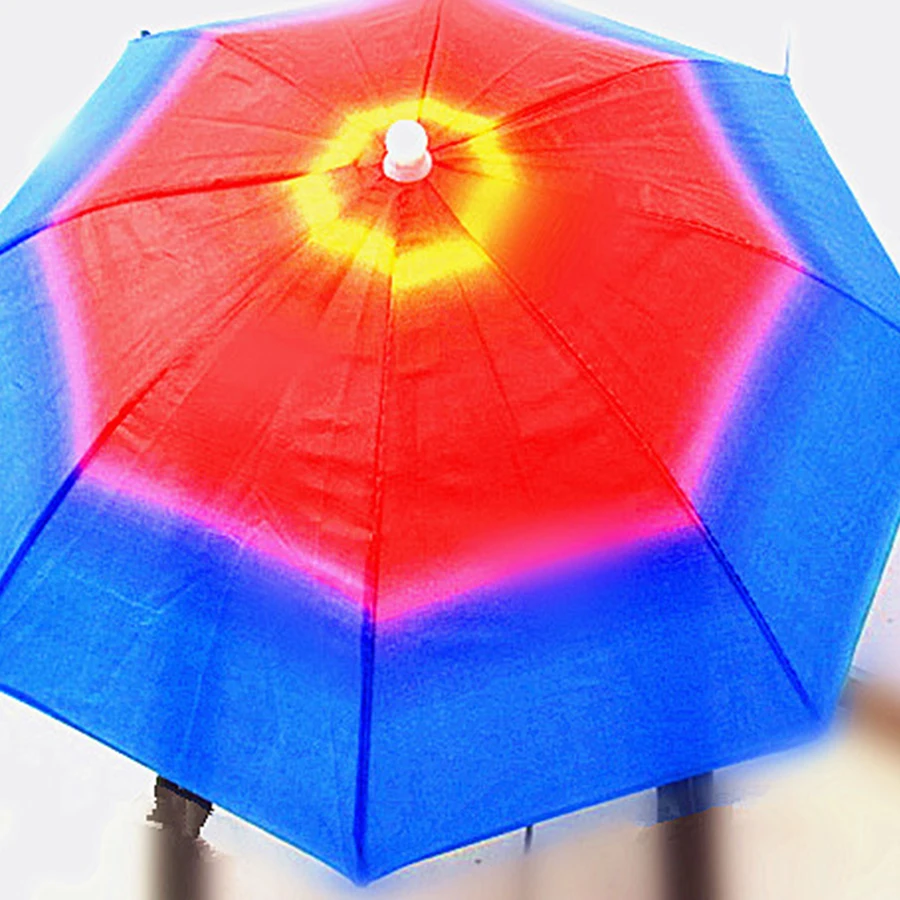 Головной убор Umberlla головной для рыбалки ветрозащитный Цвет Изменение корпорация