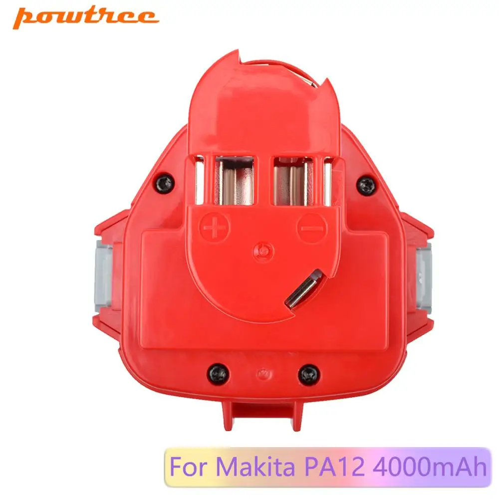 Powtree 12v 4000 мА/ч металл гидридных или никель PA12 батарея Замена батареи для Makita 1220 1222