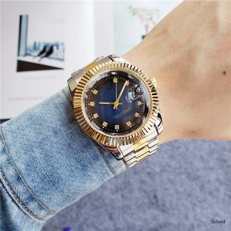

AAA+ Brand RolejLuxury Brand quartz men Watches Quartz Watch Stainless Steel Strap wristwatch classic business dress 1745