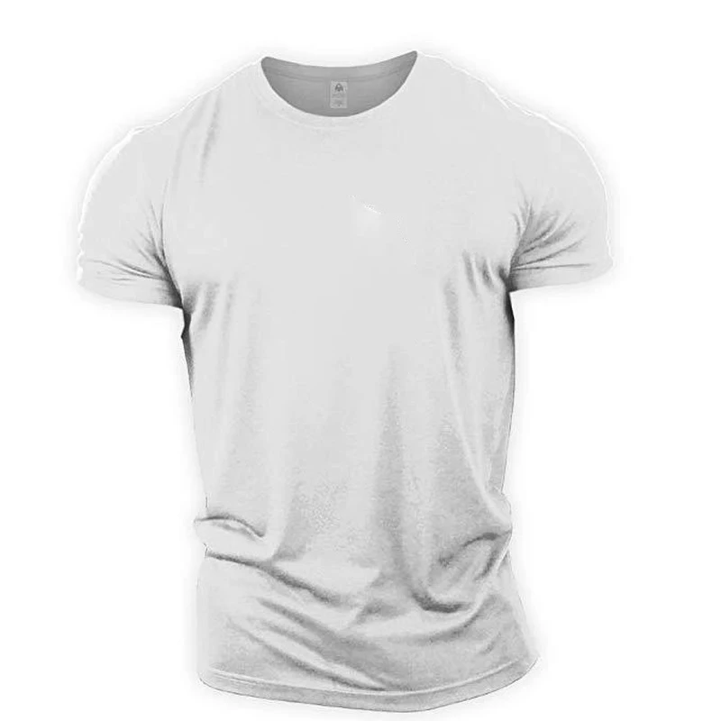 

2021 Summer Men's T-shirt Sports Loose Helmet Pattern Casual Colorful T-shirt Printed Short Sleeve