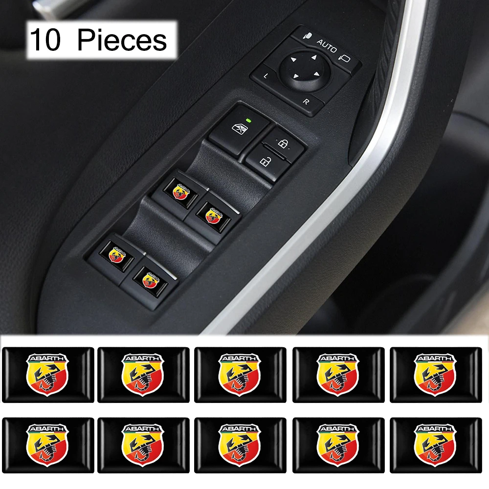 Эпоксидная наклейка на руль для Abarth 500 595 695 500C 595C 695C Grande Punto EVO | Автомобили и