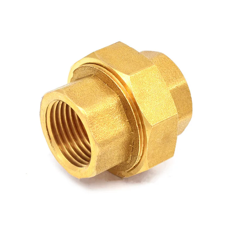 

Brass Plumbing Fittings Movable Joint Water Tank Fittings 1/4" 3/8" 1/2" 3/4" 1" Female Thread