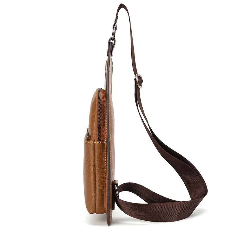 2020 Summer New Jeepbuluo Men's Chest Bag Shoulder Messenger Retro Casual Fashion For All Matching | Багаж и сумки