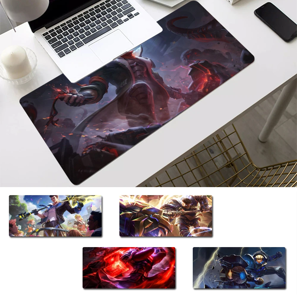 

Large XXL League of Legends Jayce Mouse Pad PC Laptop Gamer Mousepad Anime Antislip Mat Keyboard Desk Mat For Overwatch/CS GO