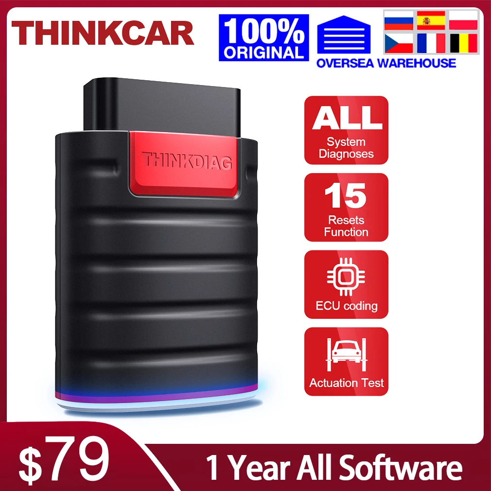 Автосканер Thinkdiag obd2 PK elm327 диагностический сканер с полным программным