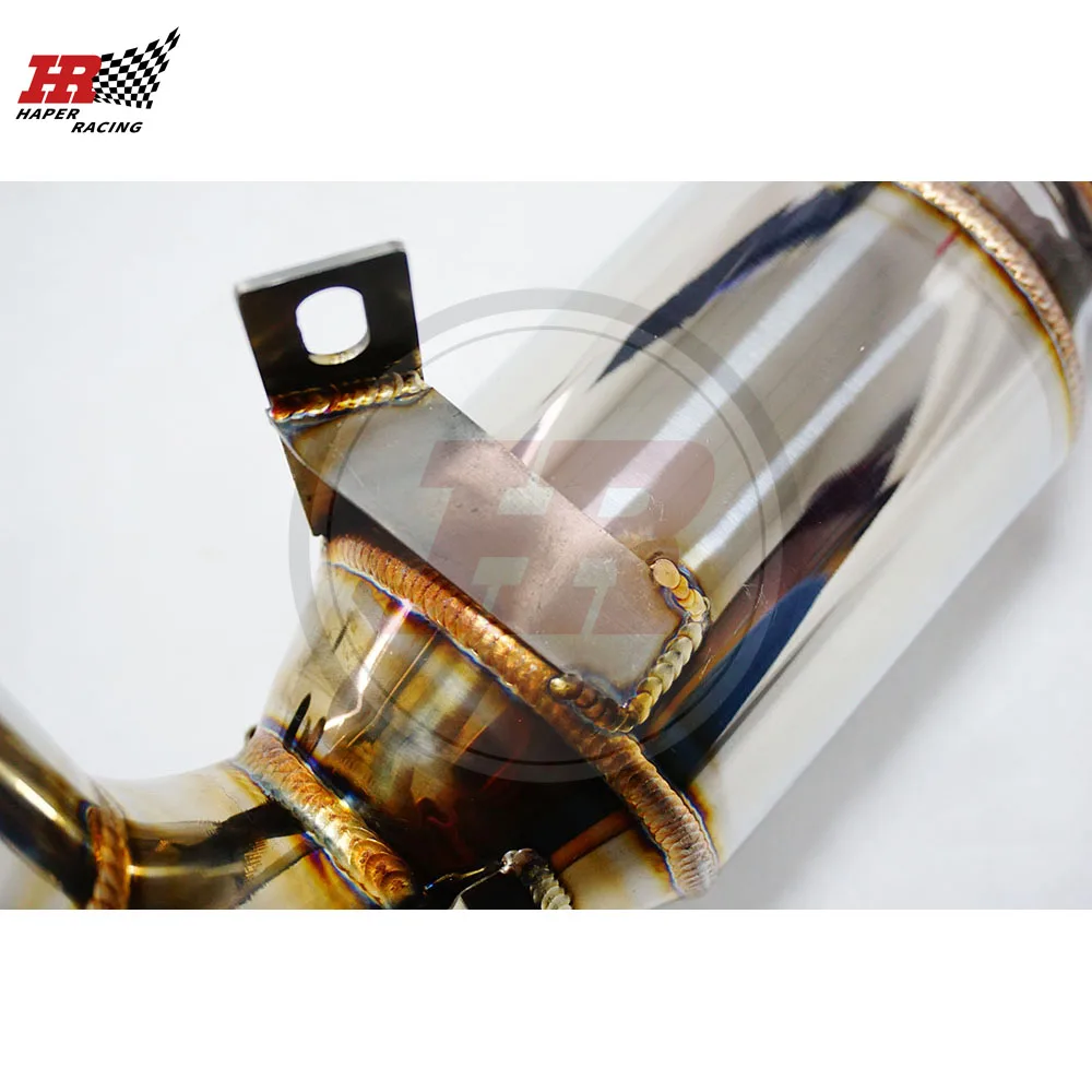 HAPER RACING 2 5 ''выхлопная труба из нержавеющей стали с высоким потоком для S4 S65 A6 A7 A8