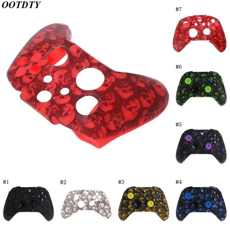 Силиконовый защитный чехол для кожи резиновый с рисунком черепа силиконовый