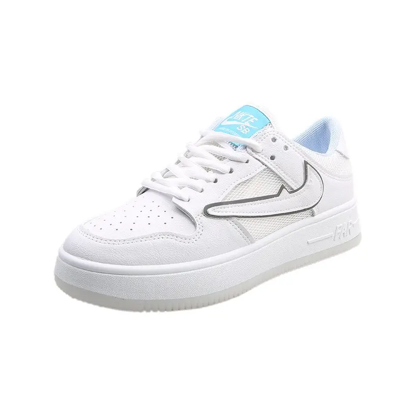 

Women's Sports Shoes Fashion Women's Sneakers 2021 The New Solid Color All-match Platform Shoes Breathable Mesh Woman Shoes