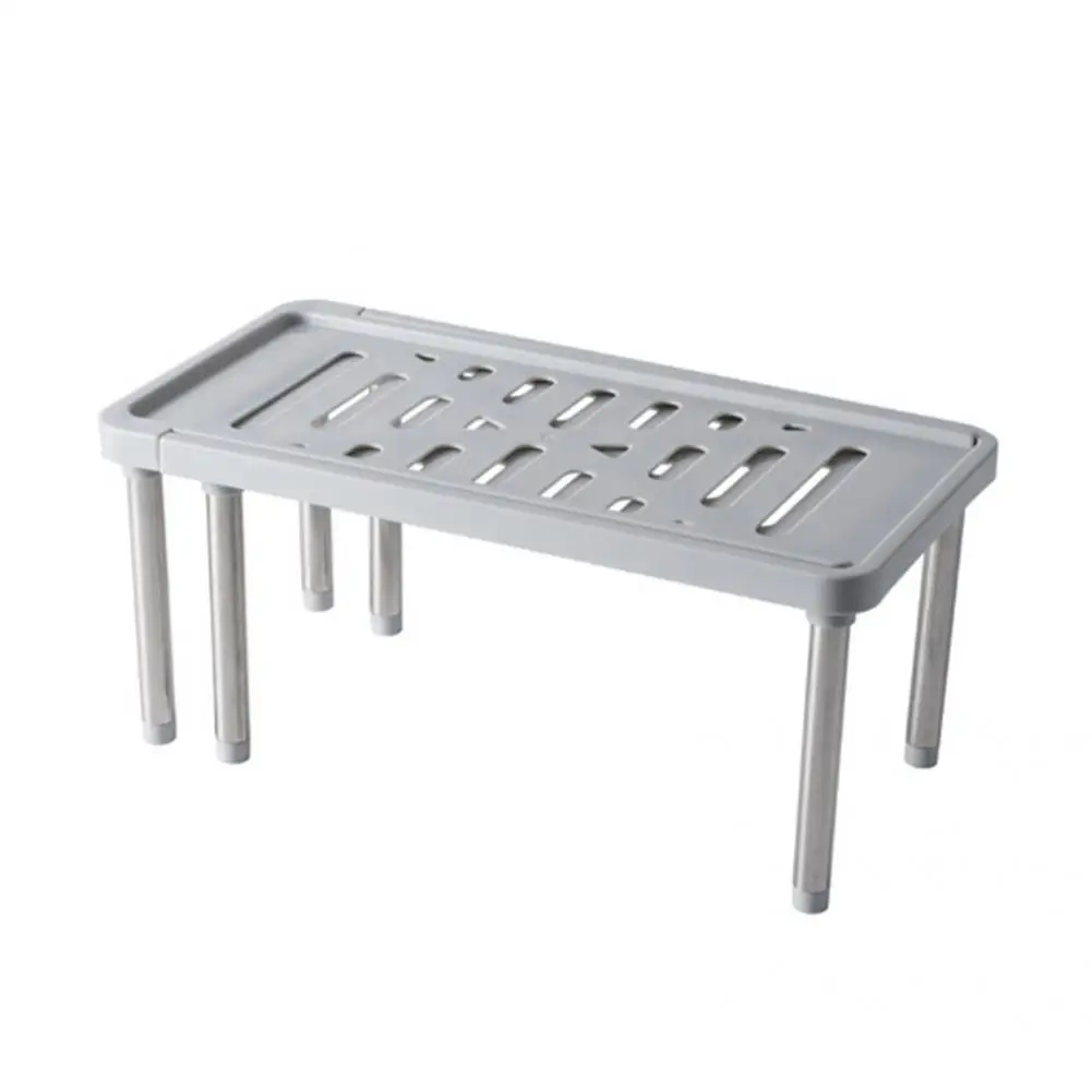 

Solid PP Bathroom Stackable Storage Shelf for Closet Cabinet Shelf Solid PP Bathroom Stackable Storage Shelf for Closet