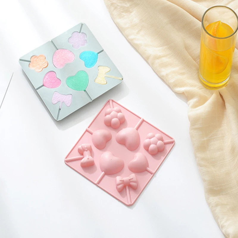 Форма для пищевых леденцов силиконовая форма помадки сделай сам бант цветок