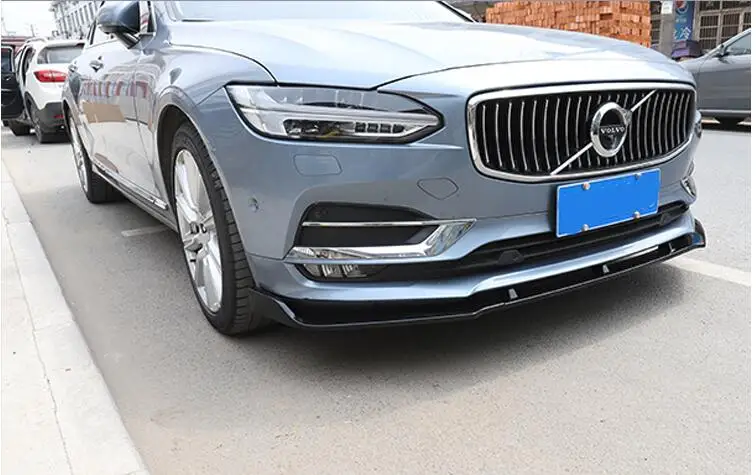Защитный диффузор для заднего бампера Volvo S90 ABS 2018 2019 комплект кузова бампер