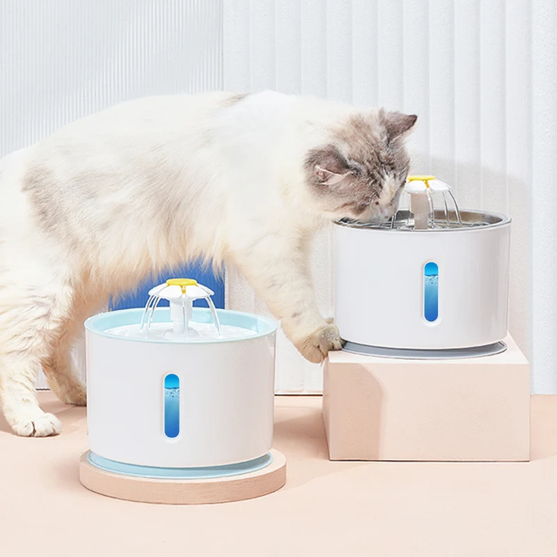 

Pet Cat Dod Water Fountain Dog Drinking Bowl USB Automatic Water Dispenser Super Quiet Drinker Auto Feeder Pet Products Supplies