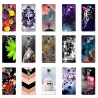 painted case for huawei honor 7 soft tpu phone cover for huawei honor 7 honor7 plk l01 back cover protection case silicone shell