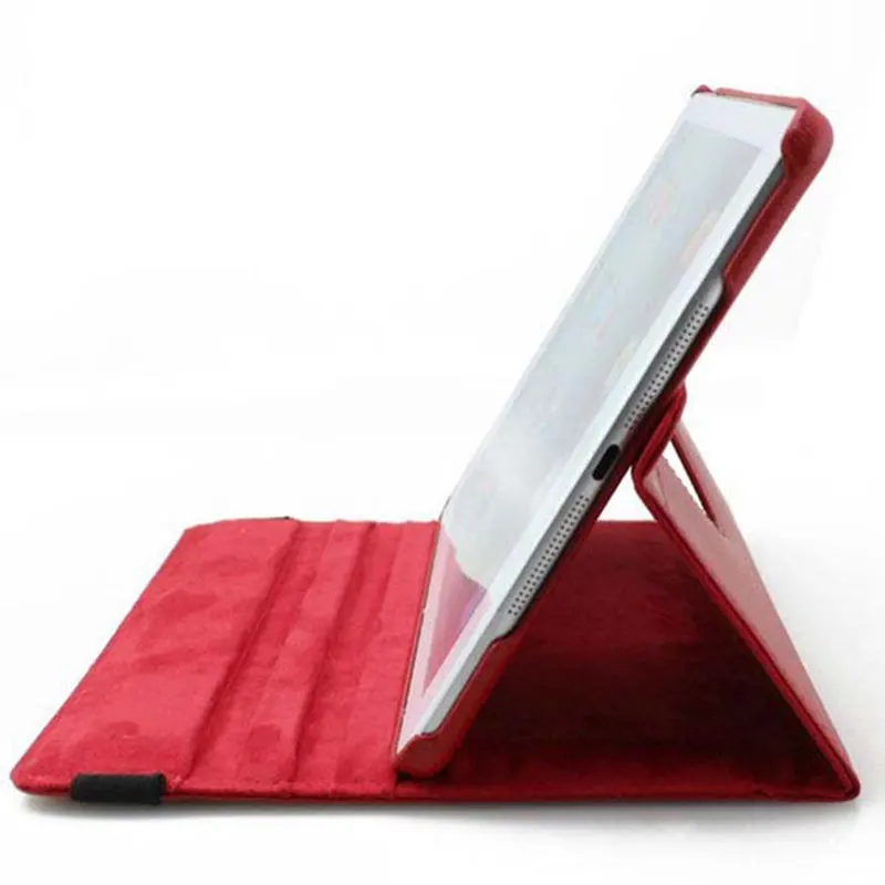 Чехол-книжка из искусственной кожи ультра тонкий 360 градусов вращающийся чехол