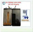 ЖК-дисплей с сенсорной панелью для DIGMA VOX G501 4G