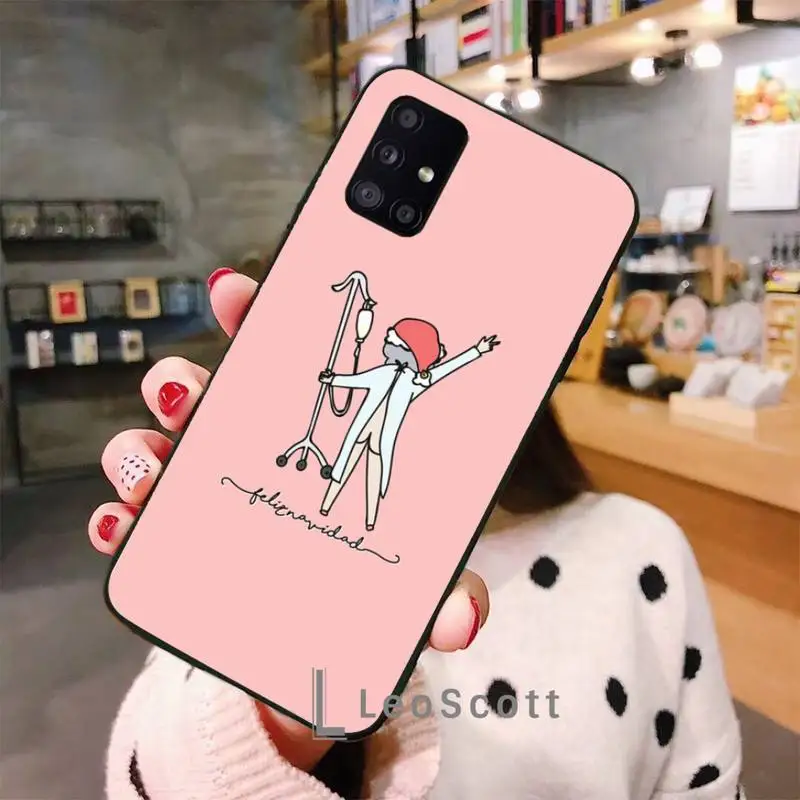 

Medicine Doctor Nurse cute Phone Case for samsung galaxy s21 s20 fe s10 s9 s8 s30 note 20 10 ultra plus pro lite 5G funda