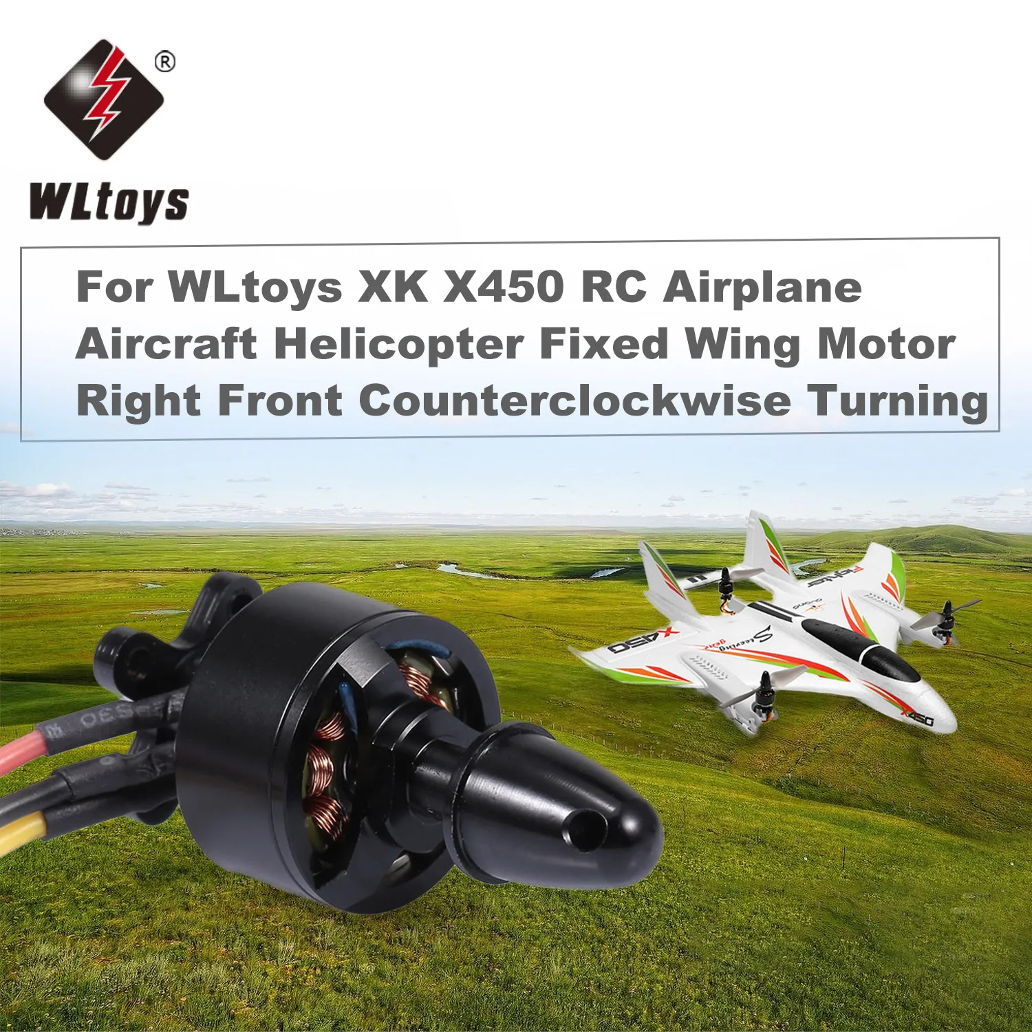 WLtoys XK X450 радиоуправляемый самолет вертолет с фиксированным крылом двигатель 7 4 в