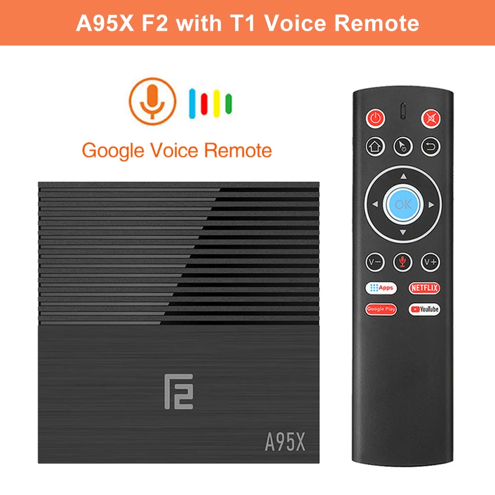 A95X F2 Android 9,0 ТВ приставка Amlogic 4 Гб 64 Гб двойной Wifi USB3.0 1080P H.265 4K 60fps Netflix Youtube медиаплеер A95XF2 4 ГБ 32 ГБ