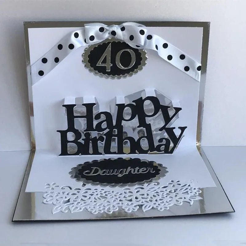 Happy Birthday Metal Cutting Dies Word Die Cuts For Card Making DIY Scrapbook Decoration New 2019 Embossed Crafts Cards | Дом и сад