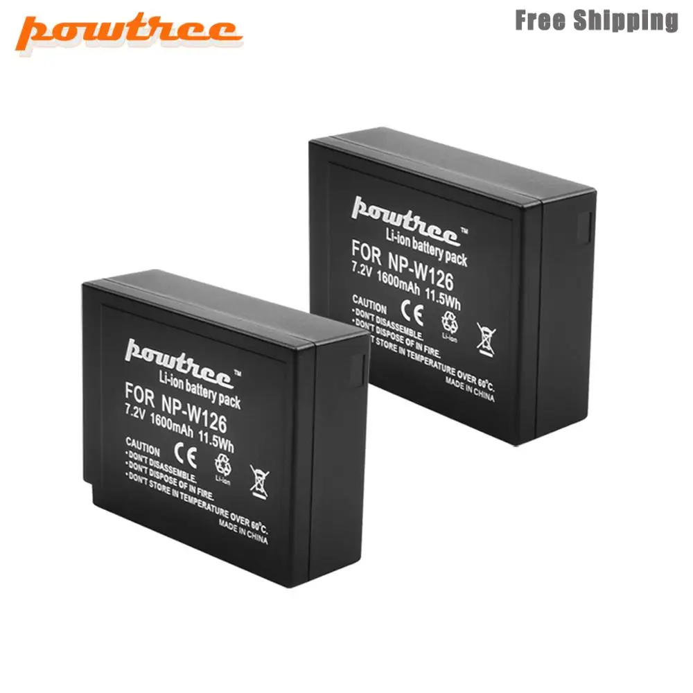 Аккумулятор Powtree для камеры Fujifilm FinePix HS30EXR 7 2 В 1600 мА · ч HS33EXR с аккумулятором на 1 5