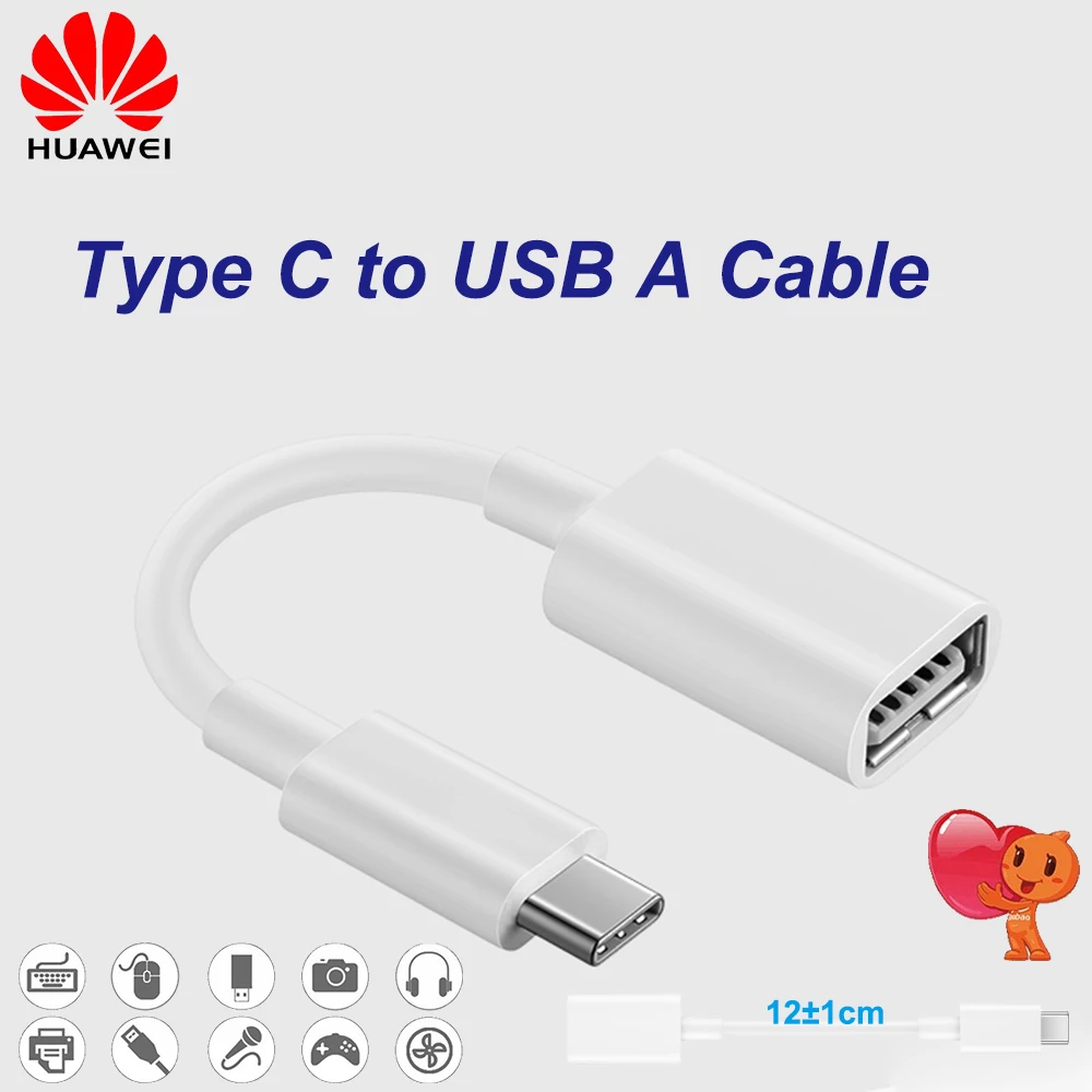 Оригинальный HUAWEI USB 3 1 TYPE C OTG адаптер U диск/ручка привод конвертер данных для P20 Pro