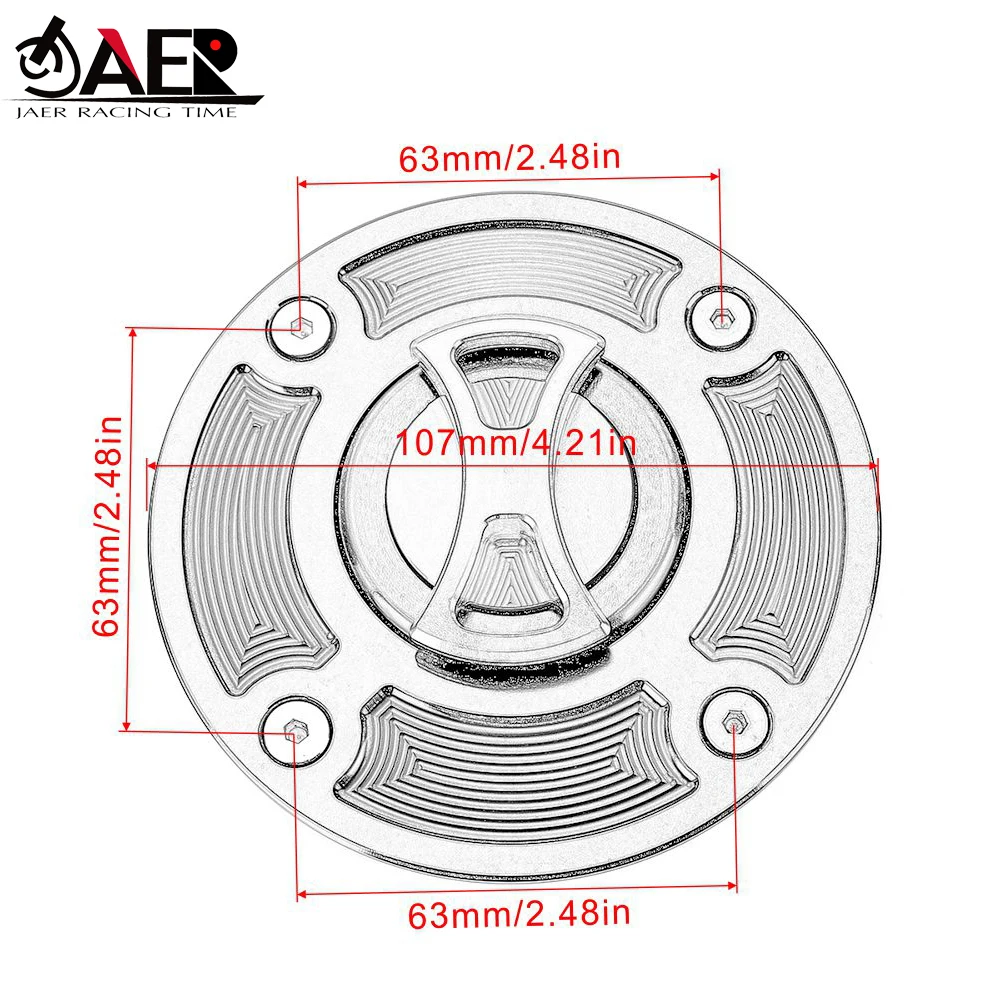 

Motorcycle CNC Fuel Tank Cap Cover for Suzuki GSXR600 GSXR750 GSXR1000 GSXR1300 Hayabusa TL1000S TL1000R GS500