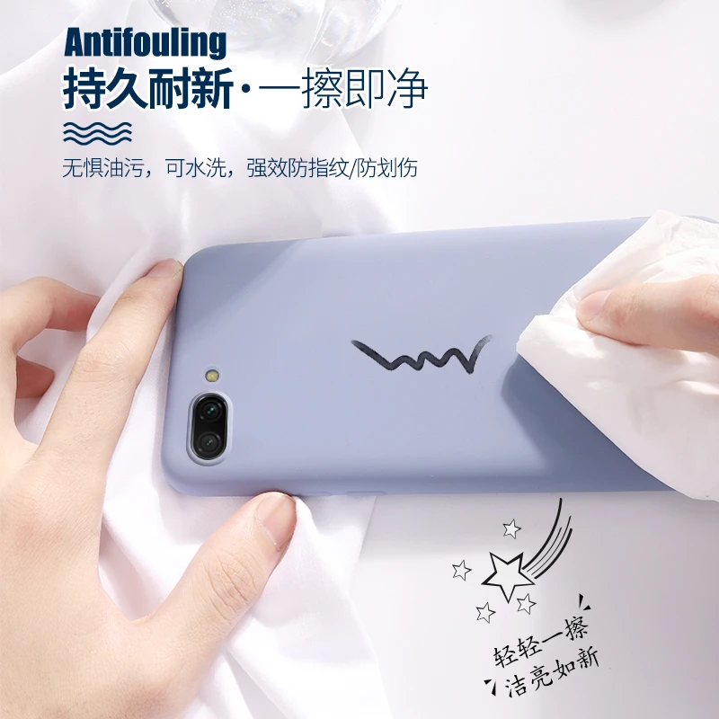Чехол из ТПУ для Huawei Nova 5T чехол углеродного волокна однотонный Жидкий телефона