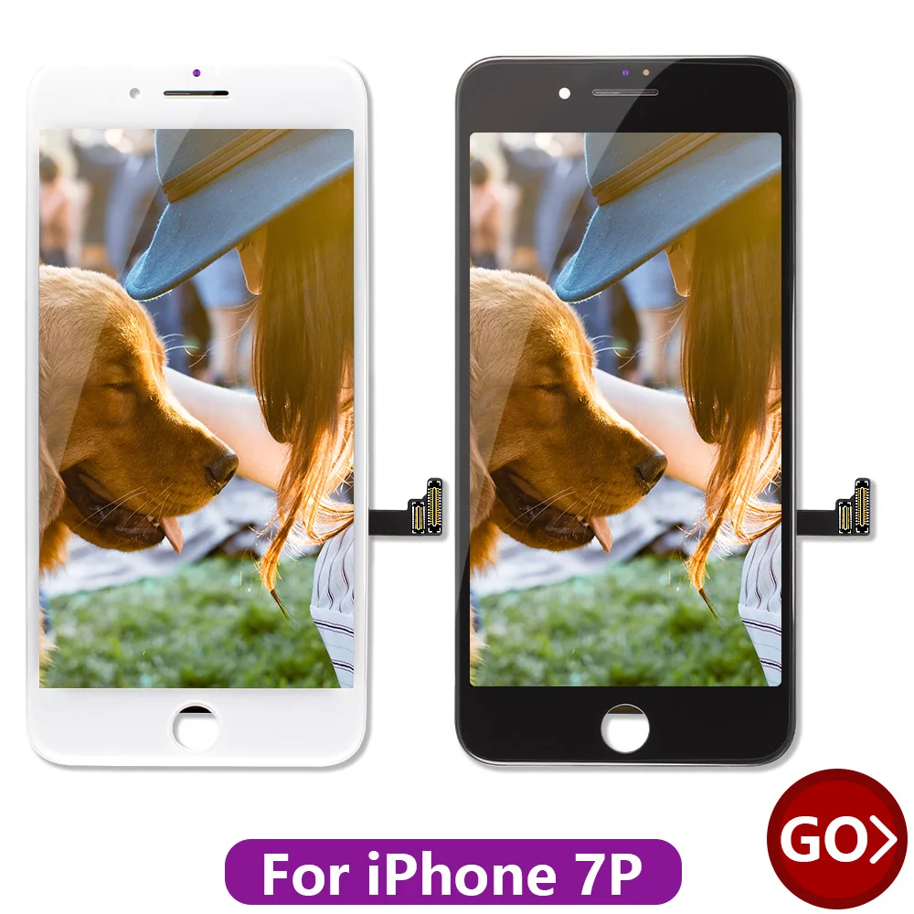 Белый и черный AAAAA пожизненная гарантия абсолютно для iphone 8 Plus 8+ 5,5 ''ЖК-дисплей кодирующий преобразователь сенсорного экрана в сборе+ подарок