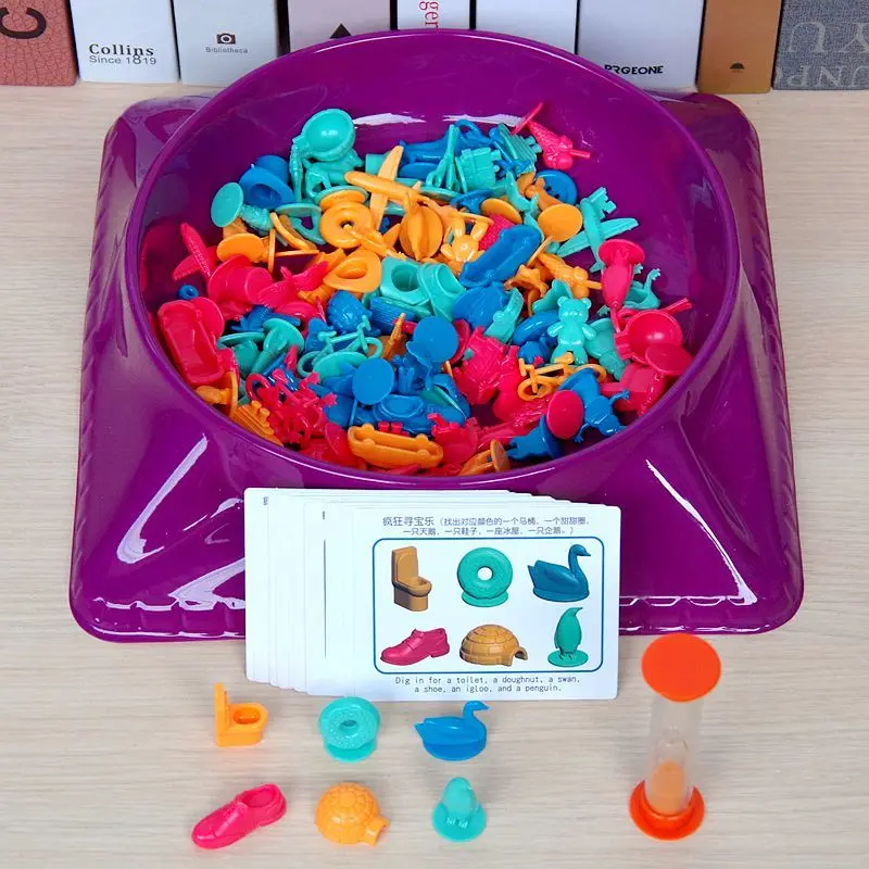 

Children's Treasure Game My Treasure Early Education Board Games Toys Parent Child Interaction Baby Looking For Things