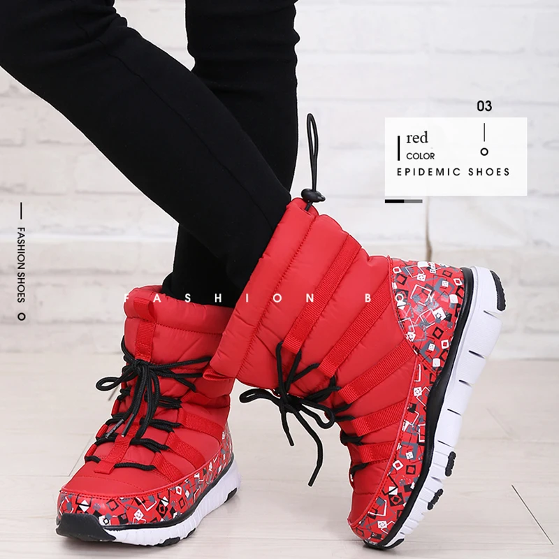 Зимняя обувь для детей теплая флисовая зимняя девочек и мальчиков Детские